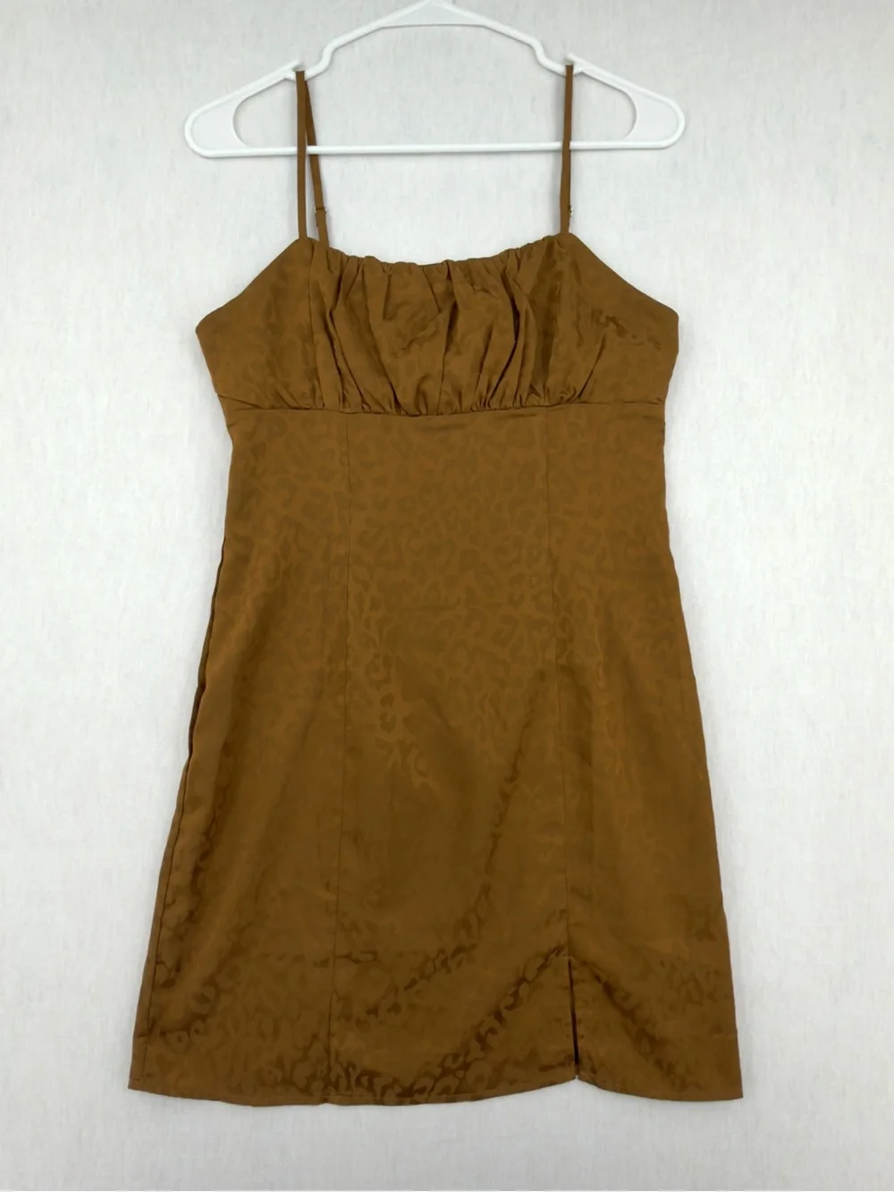 Forever 21 Monotone Mini Leopard Print Cami Dress in Brown